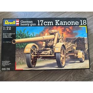 Revell German Heavy Gun‎ 17cm Kanone 18 1:72 Scale Plastic Model Kit Sealed